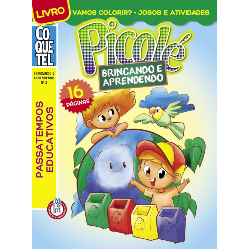 LIVRO COQUETEL BRINCANDO APRENDENDO 3