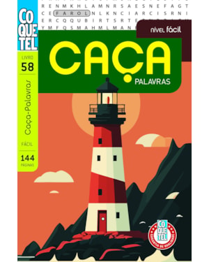 LIVRO COQUETEL CAÇA-PALAVRAS 58