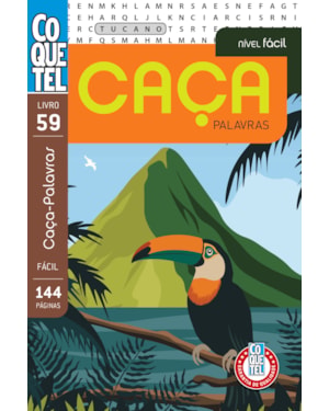 LIVRO COQUETEL CAÇA PALAVRAS 59