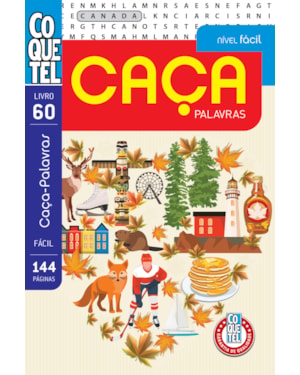 LIVRO COQUETEL CAÇA PALAVRAS 60