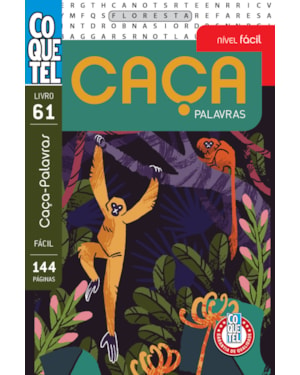 Livro coquetel caça palavras 61