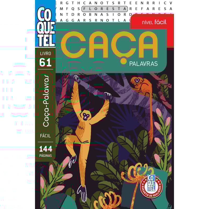 LIVRO COQUETEL CAÇA PALAVRAS 61