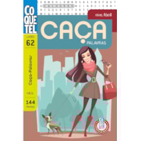 LIVRO COQUETEL CAÇA-PALAVRAS 62: NÍVEL FÁCIL
