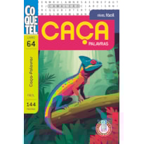 LIVRO COQUETEL CAÇA-PALAVRAS 64: NÍVEL FÁCIL