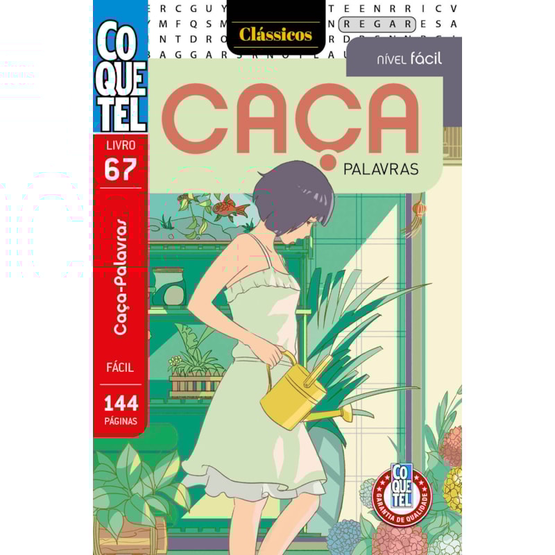 LIVRO COQUETEL CAÇA-PALAVRAS 67 S/P: NÍVEL FÁCIL