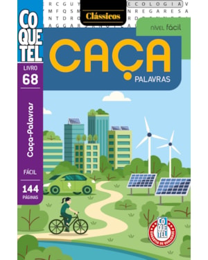 LIVRO COQUETEL CAÇA-PALAVRAS 68: NÍVEL FÁCIL