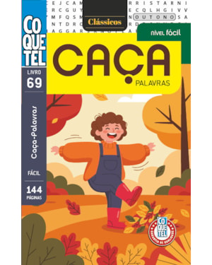 LIVRO COQUETEL CAÇA-PALAVRAS 69: NÍVEL FÁCIL
