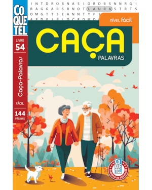 LIVRO COQUETEL CAÇA-PALAVRAS ED 54