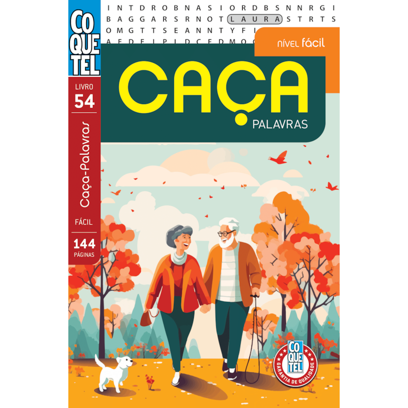 LIVRO COQUETEL CAÇA-PALAVRAS ED 54