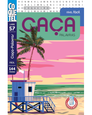LIVRO COQUETEL CAÇA-PALAVRAS ED 57