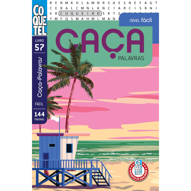 LIVRO COQUETEL CAÇA-PALAVRAS ED 57