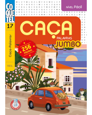 LIVRO COQUETEL CAÇA-PALAVRAS JUMBO 17: NIVEL FÁCIL