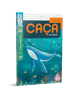 LIVRO COQUETEL CAÇA-PALAVRAS NÍVEL FÁCIL ED 50