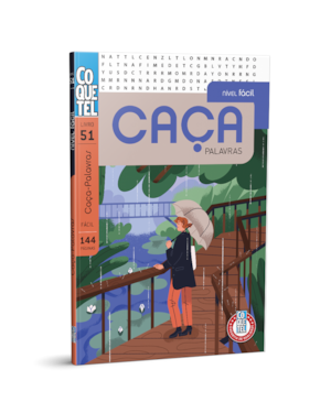 LIVRO COQUETEL CAÇA-PALAVRAS NÍVEL FÁCIL ED 51