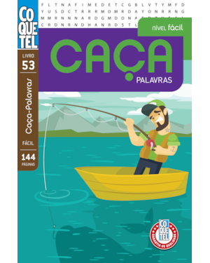 LIVRO COQUETEL CAÇA PALAVRAS NÍVEL FÁCIL ED 53