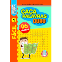 LIVRO COQUETEL CAÇA-PALAVRAS OURO 1