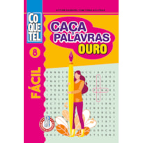LIVRO COQUETEL CAÇA-PALAVRAS OURO 8: NÍVEL FÁCIL