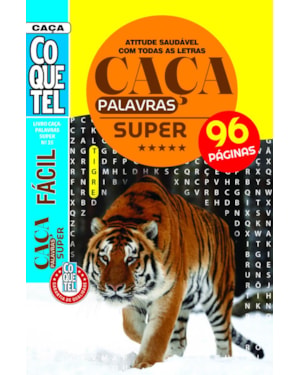 LIVRO COQUETEL CAÇA-PALAVRAS SUPER 15