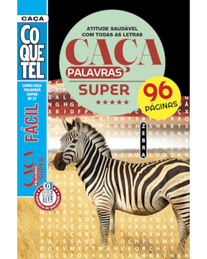 LIVRO COQUETEL CAÇA-PALAVRAS SUPER 17