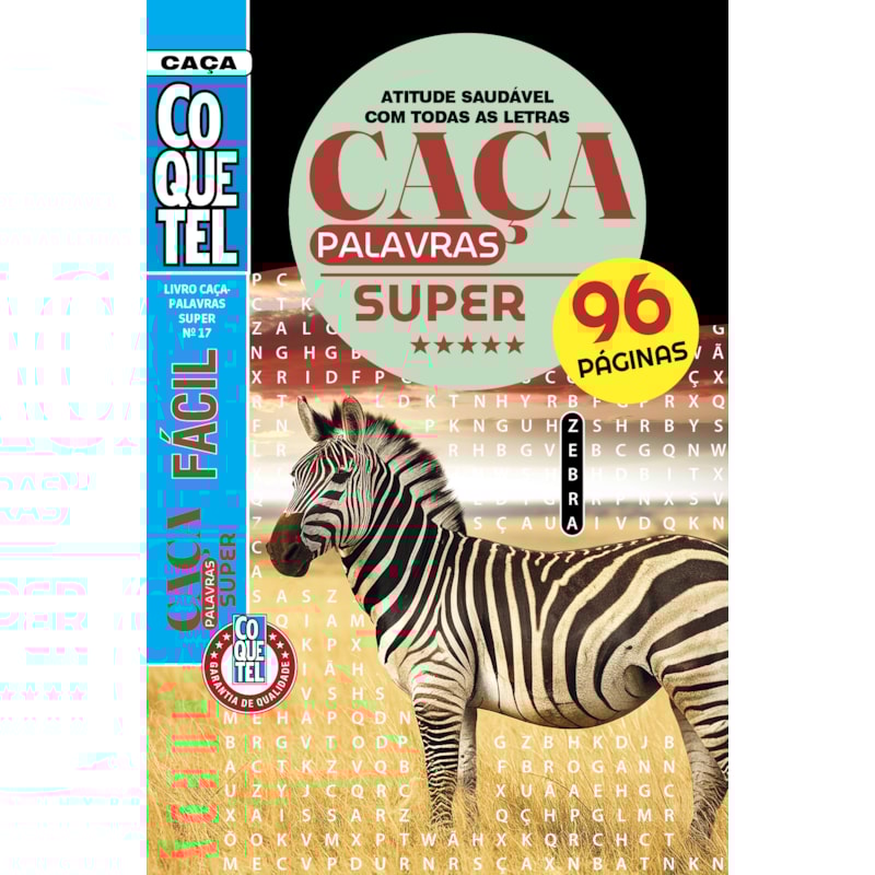 LIVRO COQUETEL CAÇA-PALAVRAS SUPER 17