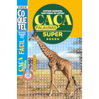 LIVRO COQUETEL CAÇA-PALAVRAS SUPER 25: ATITUDE SAUDÁVEL COM TODAS AS LETRAS