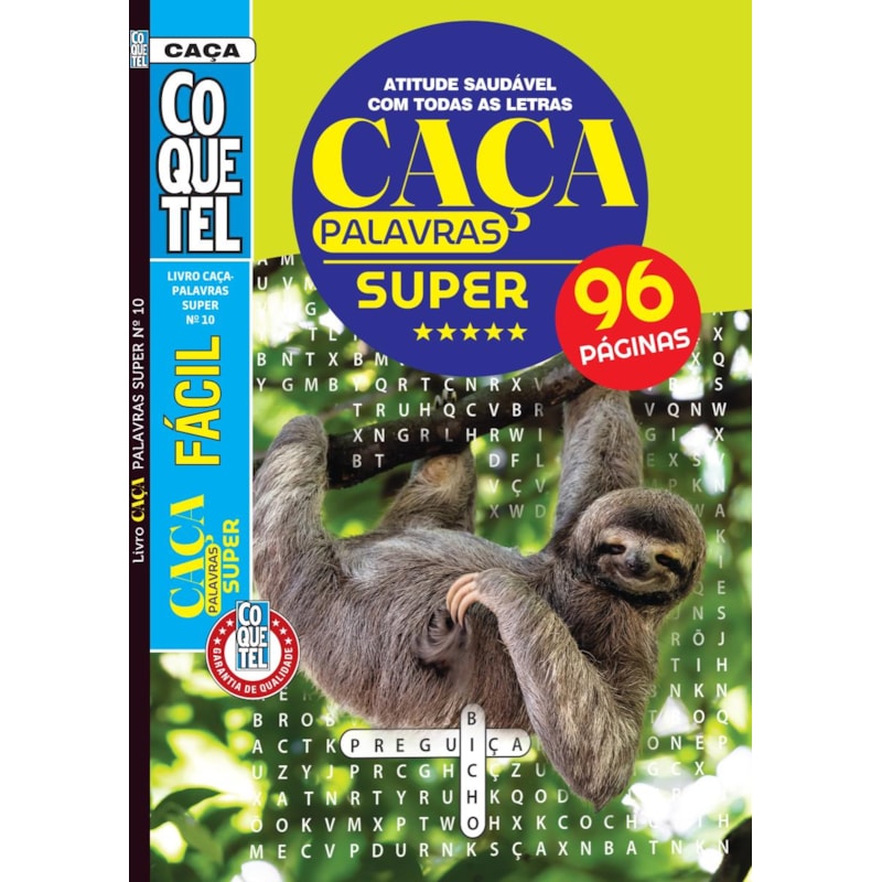 LIVRO COQUETEL CAÇA PALAVRAS SUPER ED 10