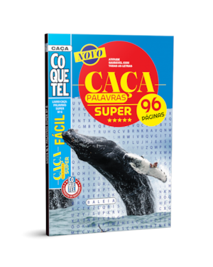 LIVRO COQUETEL CAÇA PALAVRAS SUPER NÍVEL FÁCIL ED 06