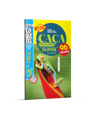 LIVRO COQUETEL CAÇA PALAVRAS SUPER NÍVEL FÁCIL ED 07