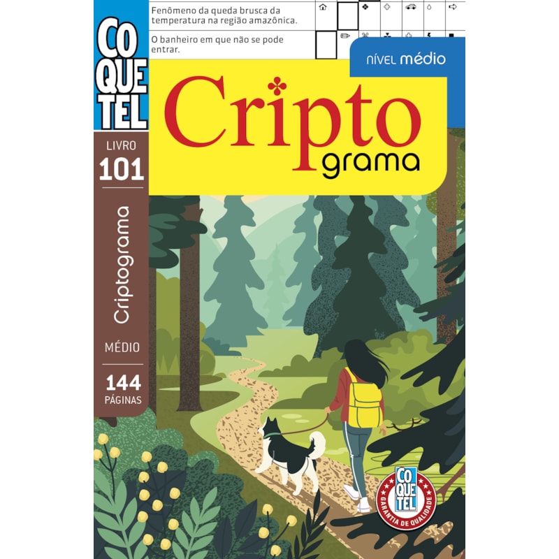 LIVRO COQUETEL CRIPTOGRAMA 101