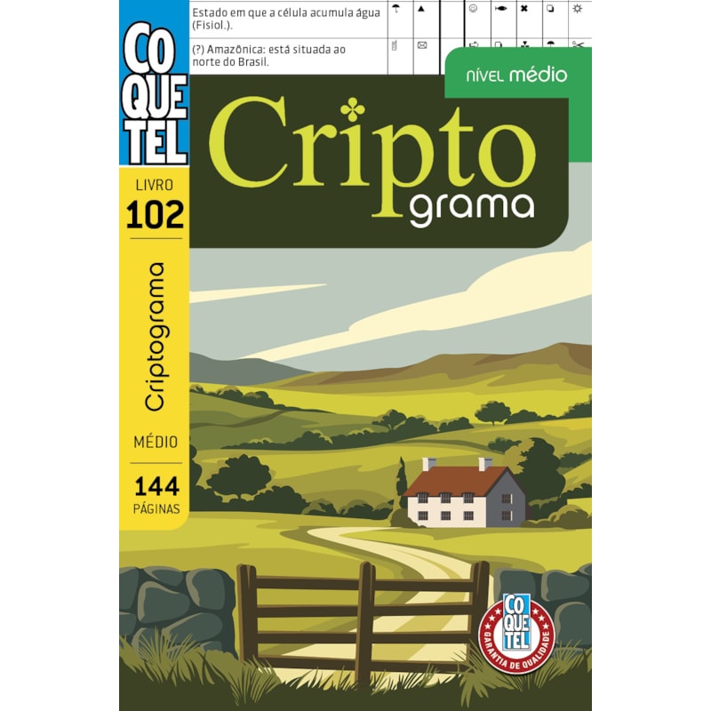 LIVRO COQUETEL CRIPTOGRAMA 102