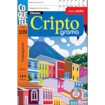 LIVRO COQUETEL CRIPTOGRAMA 109: NÍVEL MÉDIO
