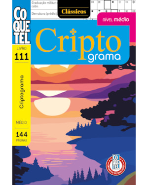 LIVRO COQUETEL CRIPTOGRAMA 111: NÍVEL MÉDIO