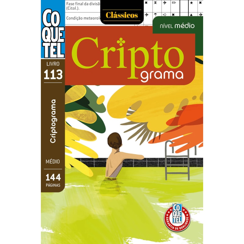 LIVRO COQUETEL CRIPTOGRAMA 113 S/P
