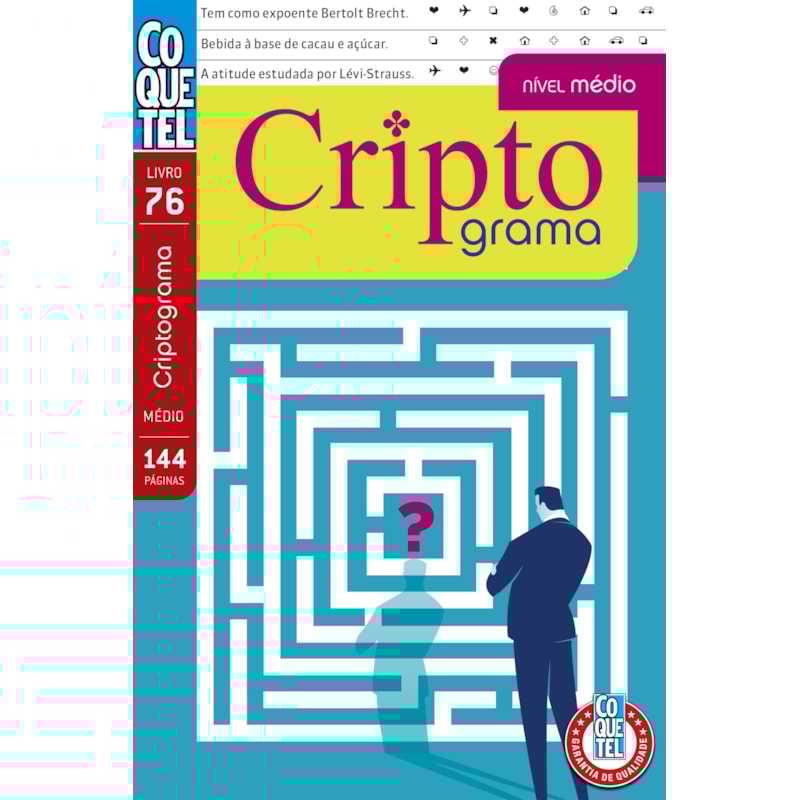LIVRO COQUETEL CRIPTOGRAMA 76