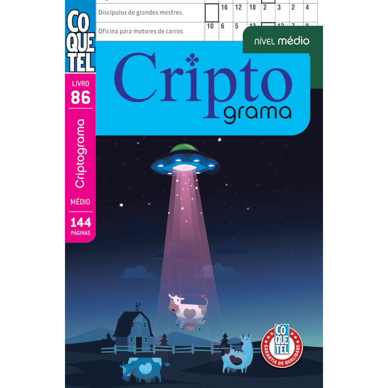 LIVRO COQUETEL CRIPTOGRAMA ED 86