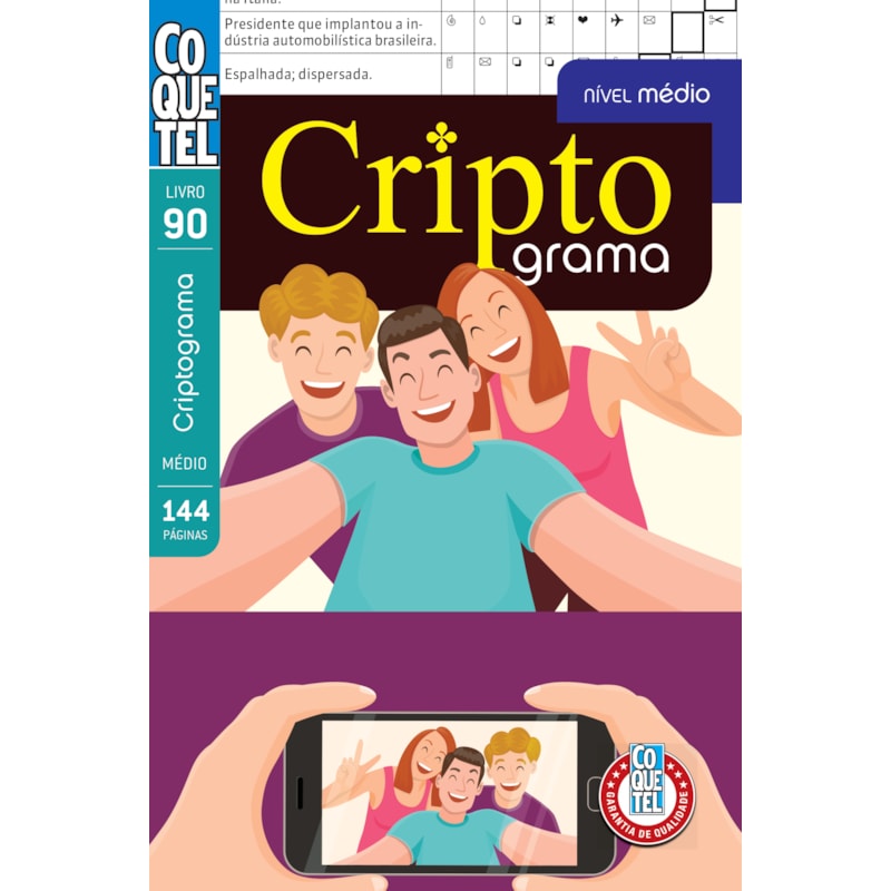 LIVRO COQUETEL CRIPTOGRAMA ED 90