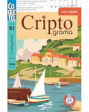 LIVRO COQUETEL CRIPTOGRAMA ED 91