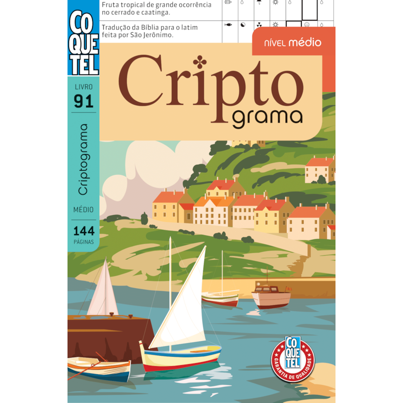 LIVRO COQUETEL CRIPTOGRAMA ED 91