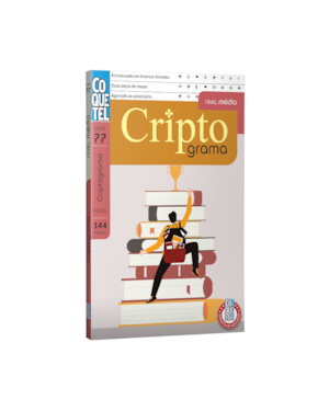 LIVRO COQUETEL CRIPTOGRAMA NÍVEL MÉDIO ED 77