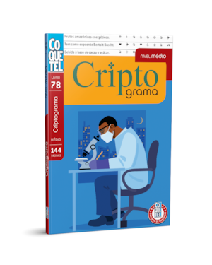 LIVRO COQUETEL CRIPTOGRAMA NÍVEL MÉDIO ED 78
