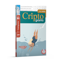 LIVRO COQUETEL CRIPTOGRAMA NÍVEL MÉDIO ED 80