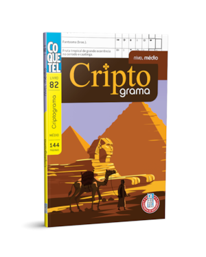 LIVRO COQUETEL CRIPTOGRAMA NÍVEL MÉDIO ED 82