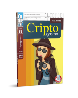 LIVRO COQUETEL CRIPTOGRAMA NÍVEL MÉDIO ED 83