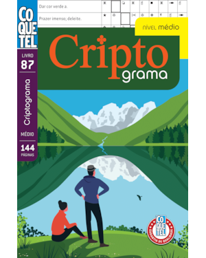 LIVRO COQUETEL CRIPTOGRAMAS ED 87
