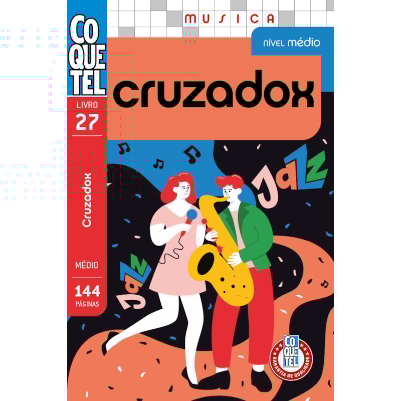 LIVRO COQUETEL CRUZADOX 27: NÍVEL MÉDIO