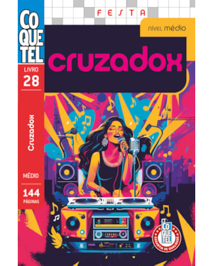 LIVRO COQUETEL CRUZADOX 28: NÍVEL MÉDIO