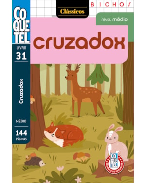 LIVRO COQUETEL CRUZADOX 31: NÍVEL MÉDIO