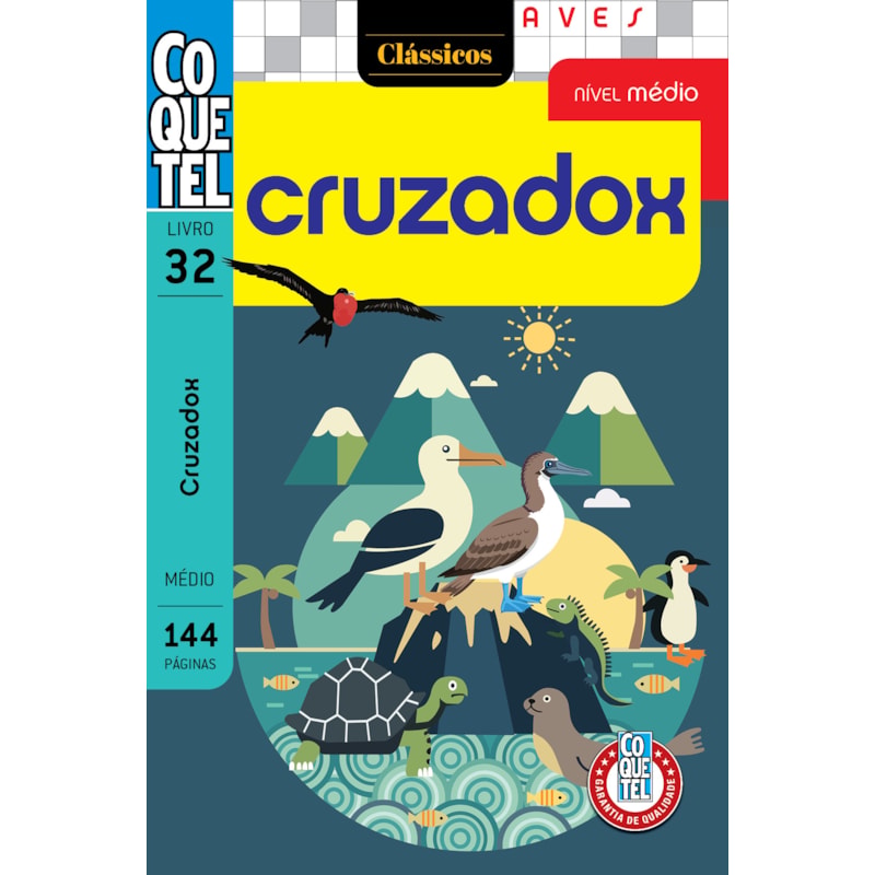 LIVRO COQUETEL CRUZADOX 32: NÍVEL MÉDIO