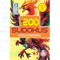 LIVRO COQUETEL + DE 200 SUDOKUS: DO FÁCIL AO MUITO DIFÍCIL
