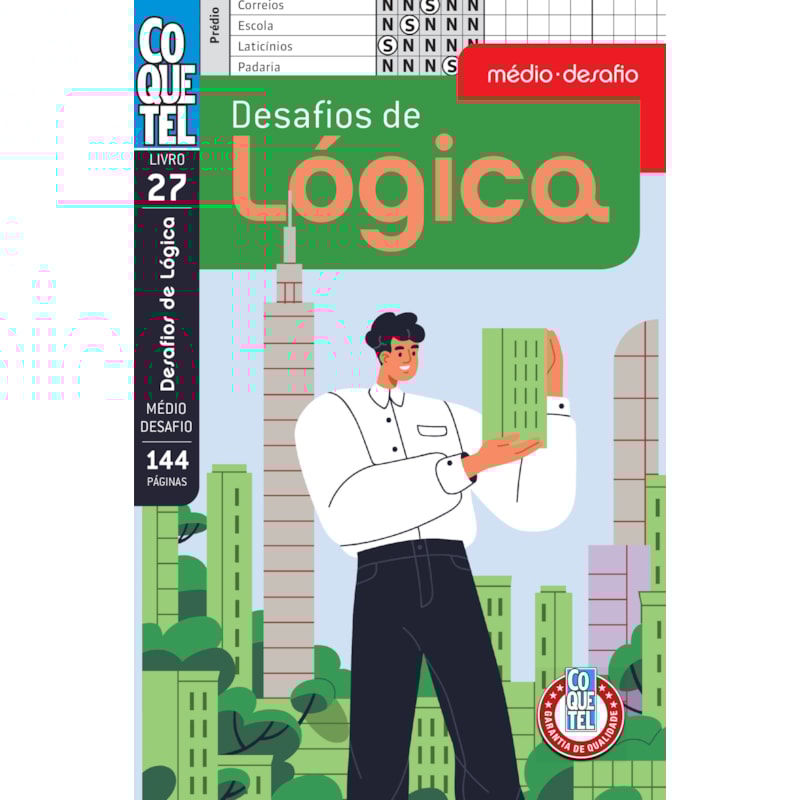 LIVRO COQUETEL DESAFIOS DE LÓGICA 27